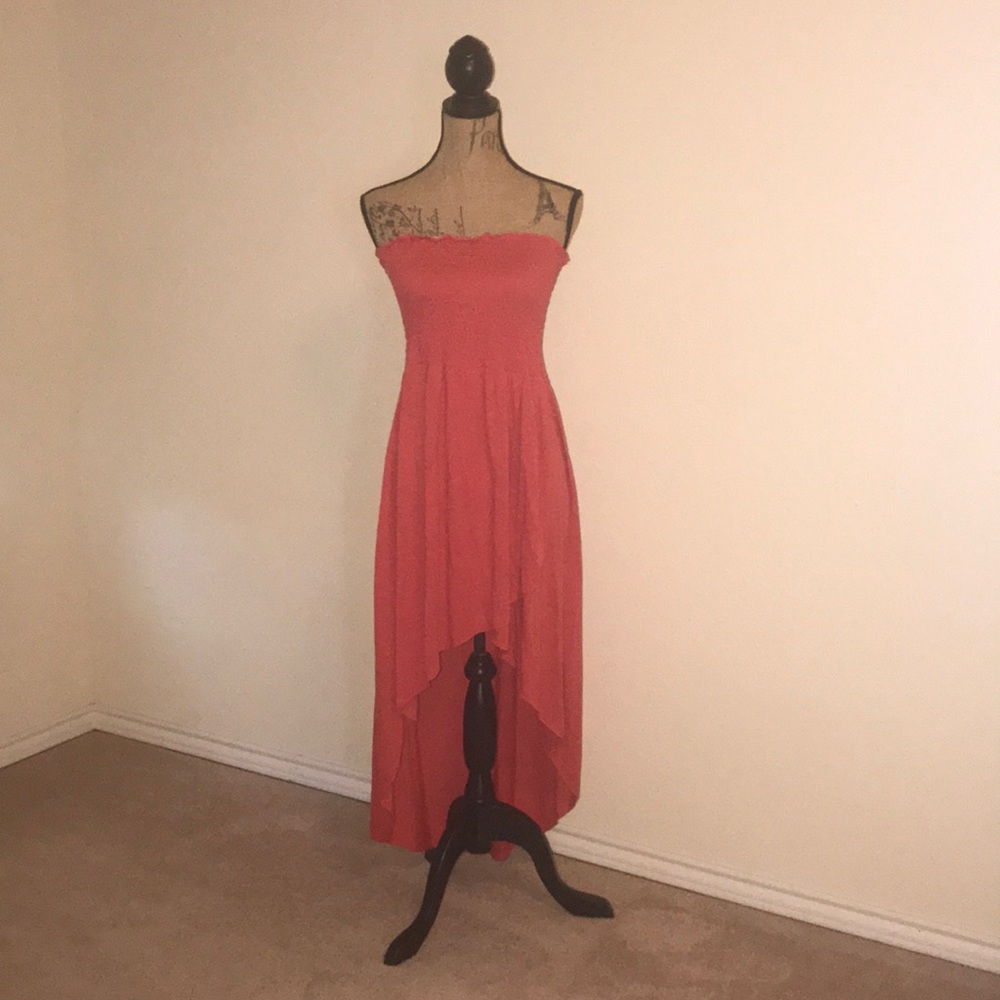 Maxi Dres-coral